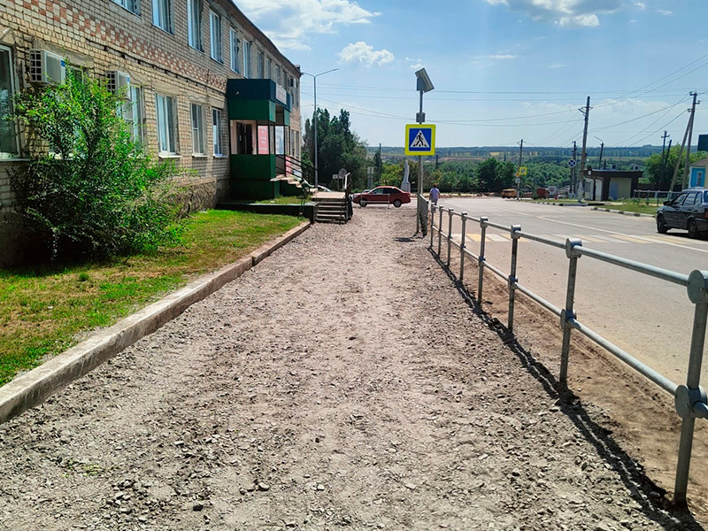 Ремонт автомобильной дороги.