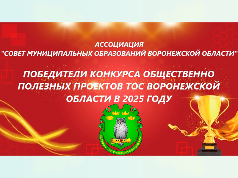 Победители конкурса общественно полезных проектов ТОС.