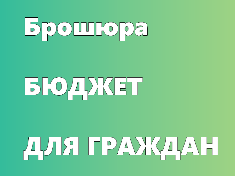 Брошюра "БЮДЖЕТ ДЛЯ ГРАЖДАН". Брошюра "БЮДЖЕТ ДЛЯ ГРАЖДАН".